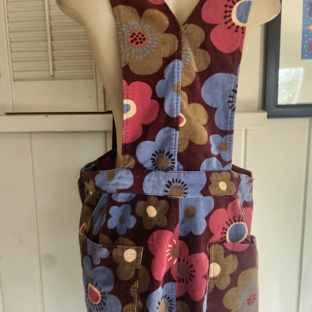 Modcloth Brown Floral Jumpsuit - Picture 3 of 8